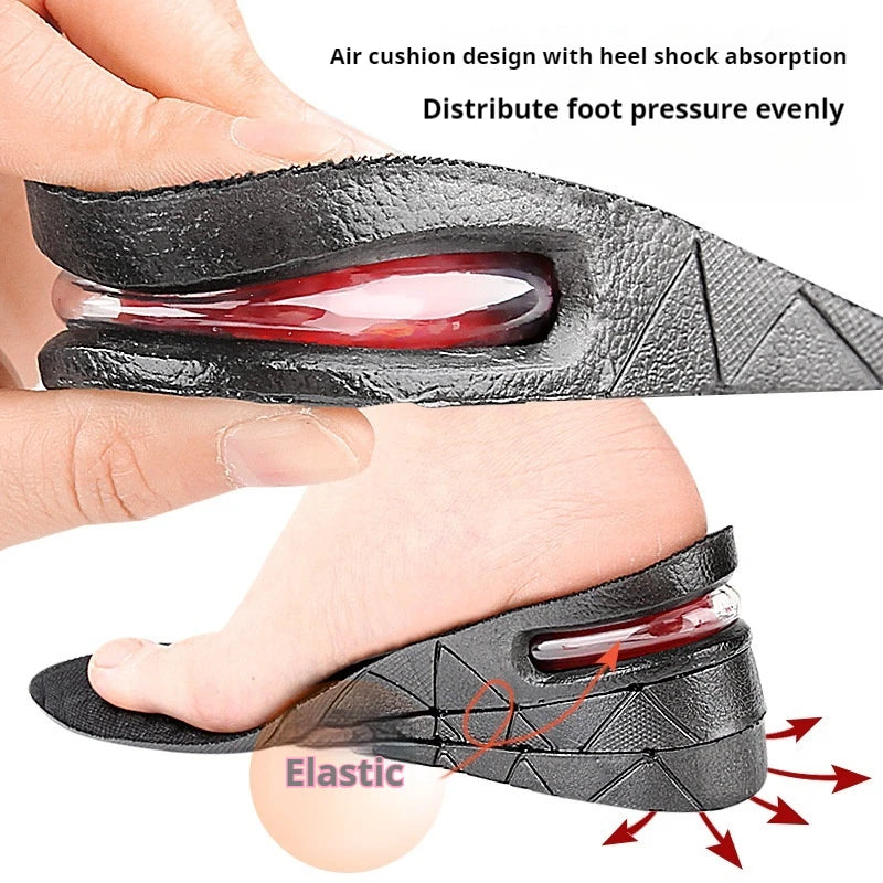 1Pair Height Increase Insole Feet Templates 3/5/7/9Cm Variable Height Shoes Insoles Air-Cushioned Shock-Absorbing Sports Insole