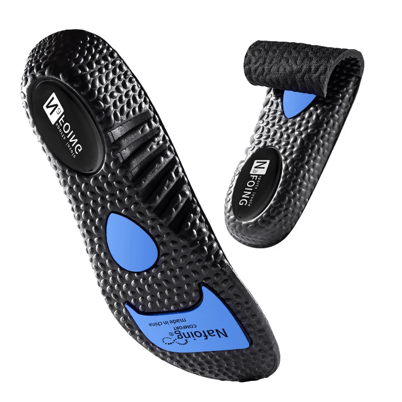 Sport Insoles for Shoes Sole Shock Absorption Deodorant Breathable Cushion Running Insoles for Feet Man Women Massage Care Pads