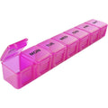 7 Grids One Week Pill Storage Box Portable Plastic Pill Case Holder Travel Organizer Pill Box Splitters Organizer Pill Dispenser