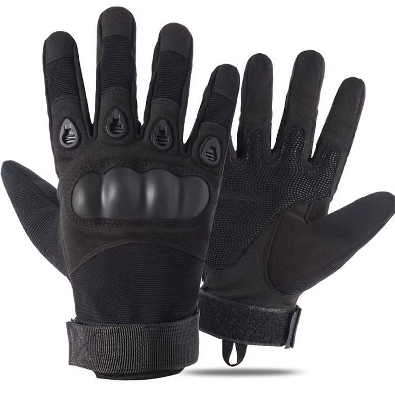 Tactical Hard Knuckle Half-Finger Gloves Men'S Combat Hunting Shooting Paintball Duty - Fingerless