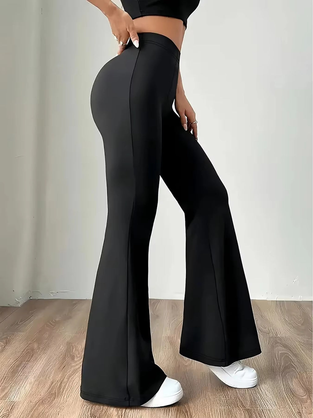Women'S High Waist Legging Tummy Control Bootcut Workout High Waist Bell Bottom Pants 4-Way-Stretch Athleisure Pants