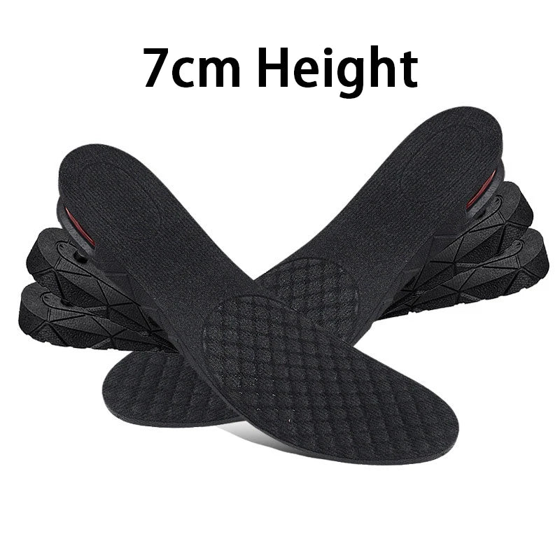 1Pair Height Increase Insole Feet Templates 3/5/7/9Cm Variable Height Shoes Insoles Air-Cushioned Shock-Absorbing Sports Insole