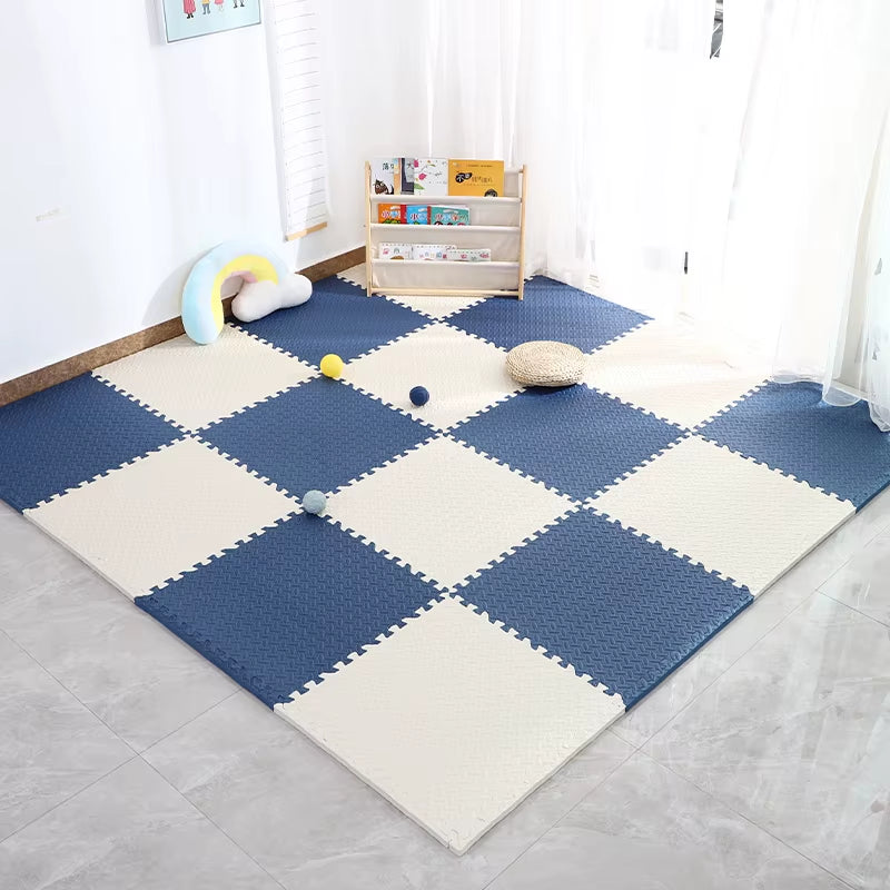4~20Pcs Puzzle Fitness Mat, Eva Interlocking Foam Floor Tiles for Home Gym, Home Gym Equipment Mat, Non-Slip Floor Mat for Kids