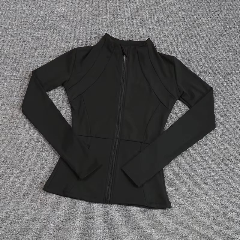 Sports Coat Women'S Shirt Yoga Slim Long Sleeve Fast Running Thin Pilates Fitness Suit Top Clothing