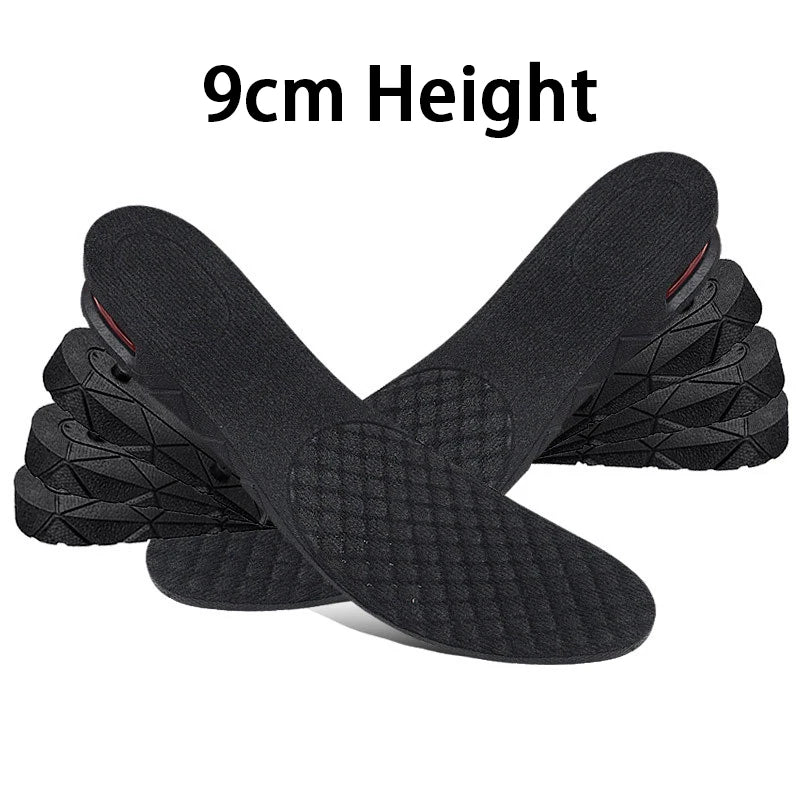 1Pair Height Increase Insole Feet Templates 3/5/7/9Cm Variable Height Shoes Insoles Air-Cushioned Shock-Absorbing Sports Insole
