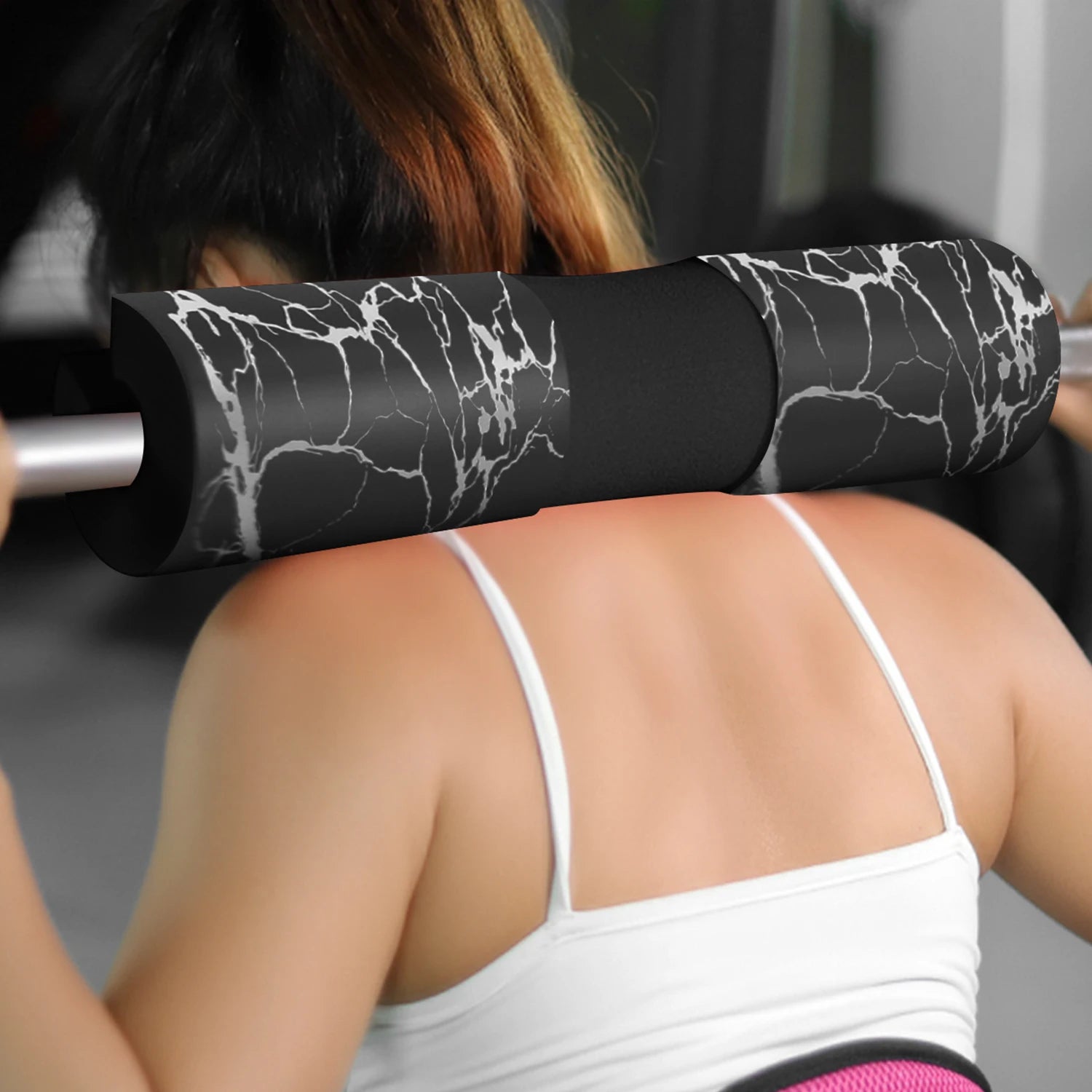 1Pc/1Pair Squat Pad Barbell Pad for Squats Lunges Hip Thrust , Neck Shoulder Protective Pad Support Foam Sponge Bar Pad