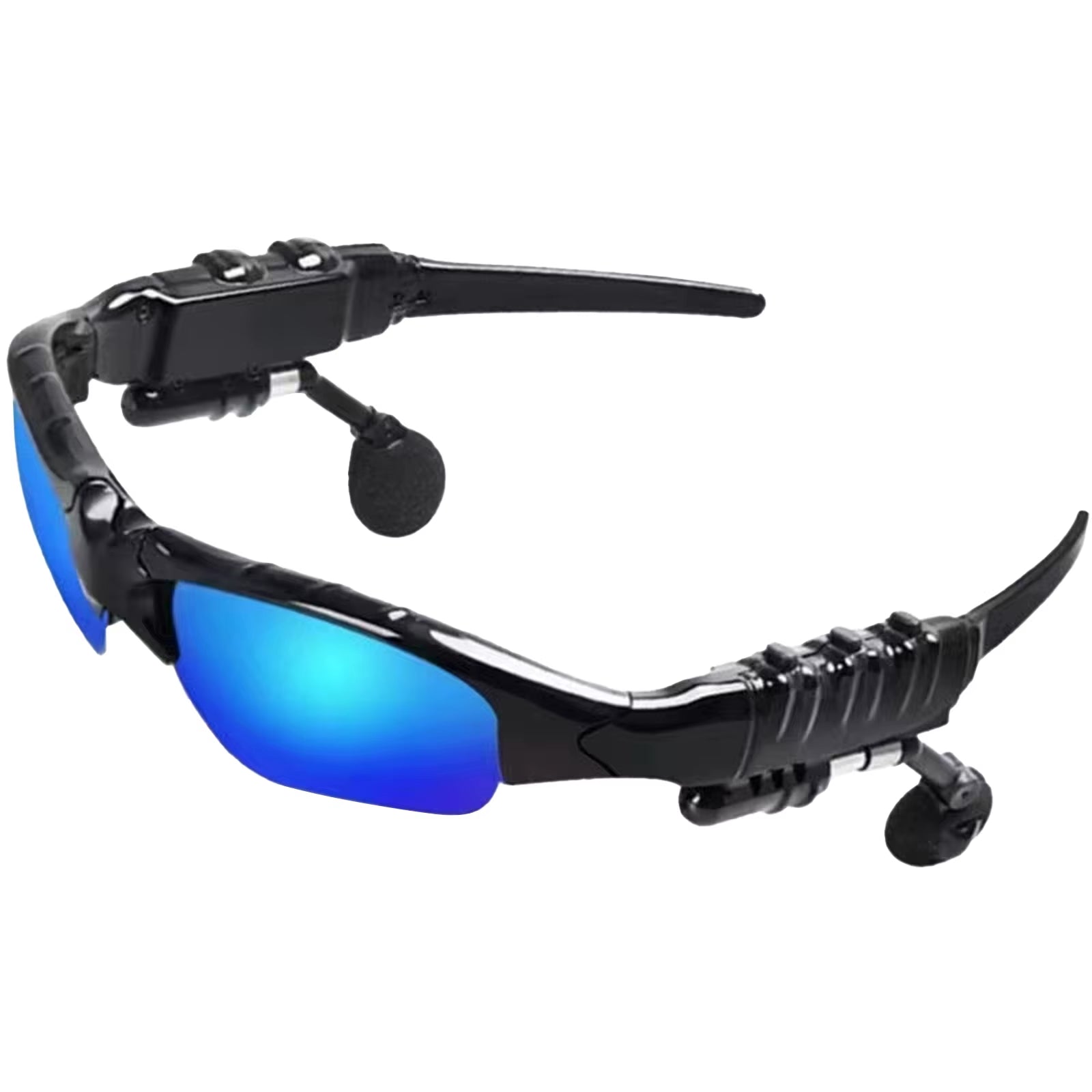 Bluetooth Wireless Polarized Sunglasses Uv-Protection Polarized Lenses Sunglasses Headphones for Meeting Travel Hiking Sports