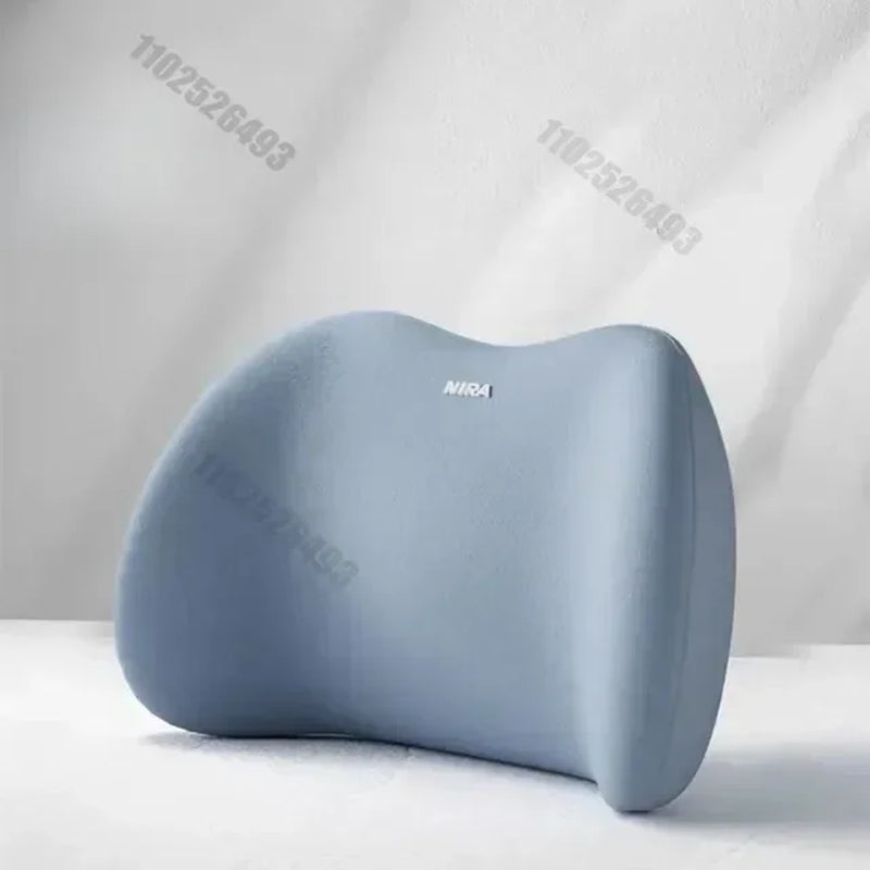 Car Memory Foam Neck Pillow Protection Lumbar Backrest Cushion Lumbar Cushion Car Headrest Cushion