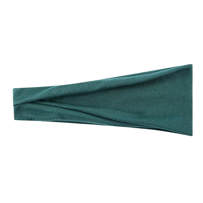 Women Headband Turban Solid Color Elastic Hair Bands Yoga Hairband Fashion Makeup Hair Hoop Vintag Headwrap Hair Accessories