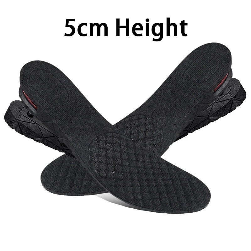 1Pair Height Increase Insole Feet Templates 3/5/7/9Cm Variable Height Shoes Insoles Air-Cushioned Shock-Absorbing Sports Insole
