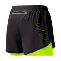 Men'S Running Shorts Quick-Drying Fitness Black Double Layer Shorts Men New Sport Workout Training Bodybuilding Short Pants