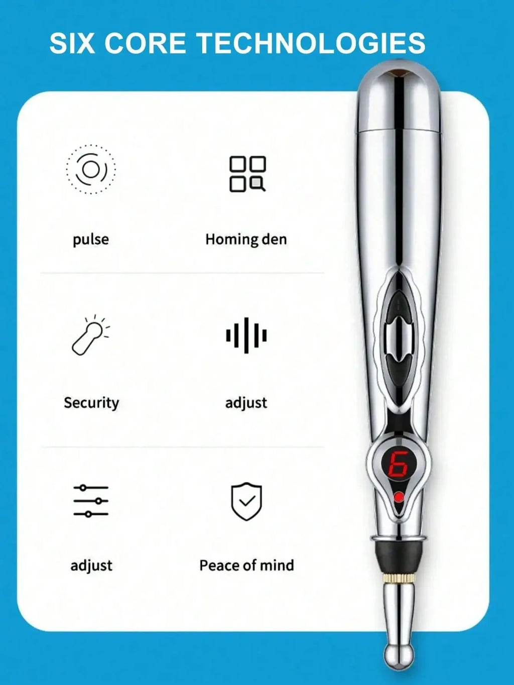 Sciatica Electronic Acupuncture Pen Acupuncture Point Acupuncture Point Pen Energy Meridian Pen Acupuncture Acup Massage Pen