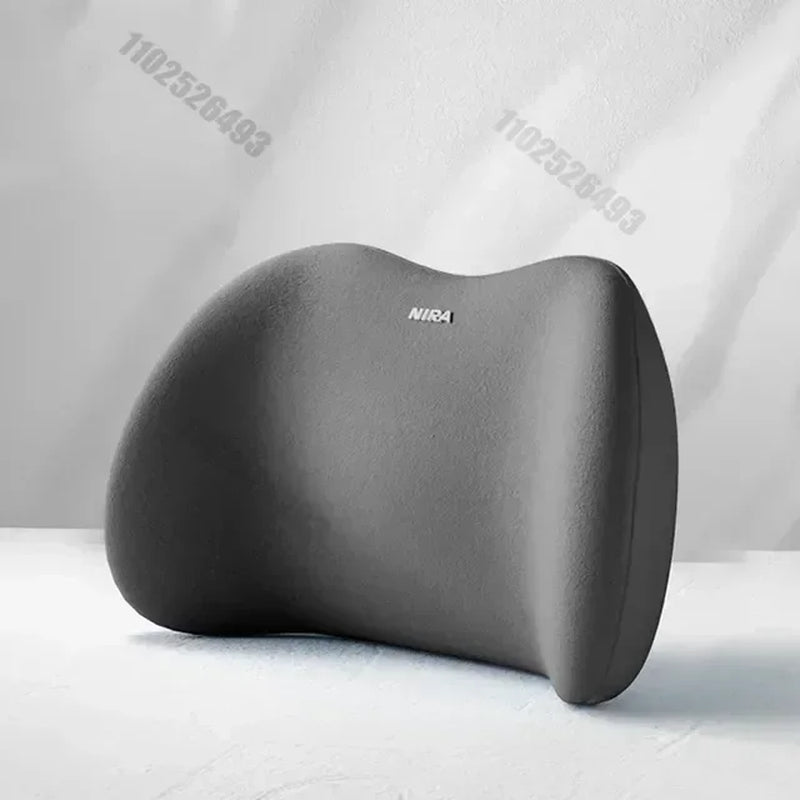Car Memory Foam Neck Pillow Protection Lumbar Backrest Cushion Lumbar Cushion Car Headrest Cushion