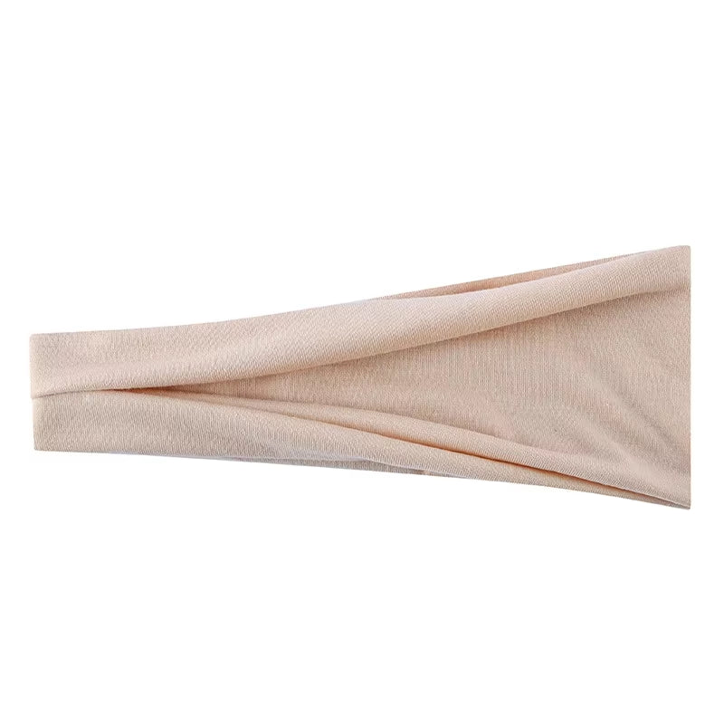 Women Headband Turban Solid Color Elastic Hair Bands Yoga Hairband Fashion Makeup Hair Hoop Vintag Headwrap Hair Accessories