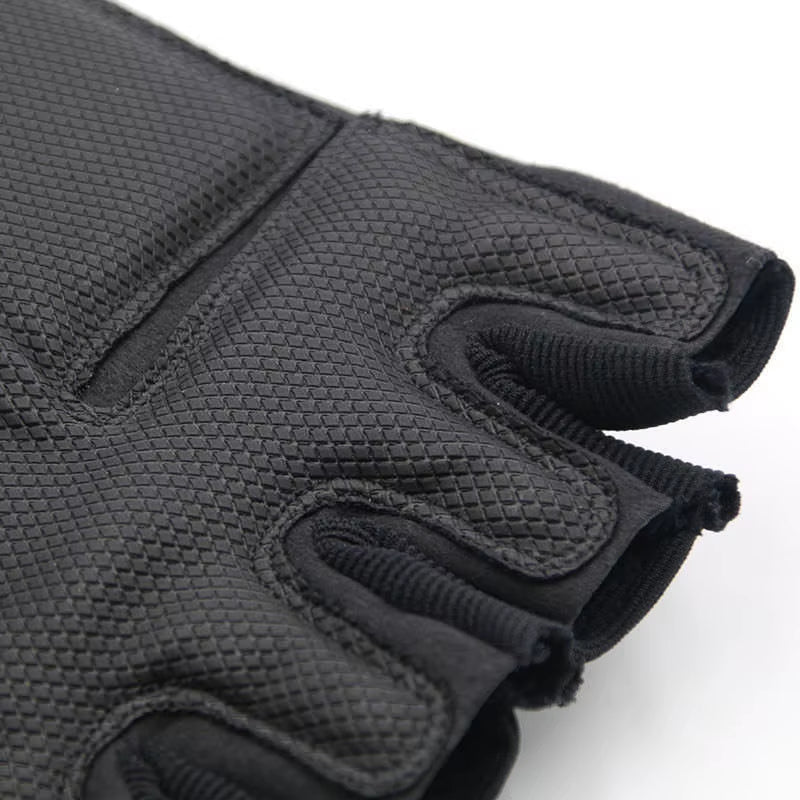 Tactical Hard Knuckle Half-Finger Gloves Men'S Combat Hunting Shooting Paintball Duty - Fingerless