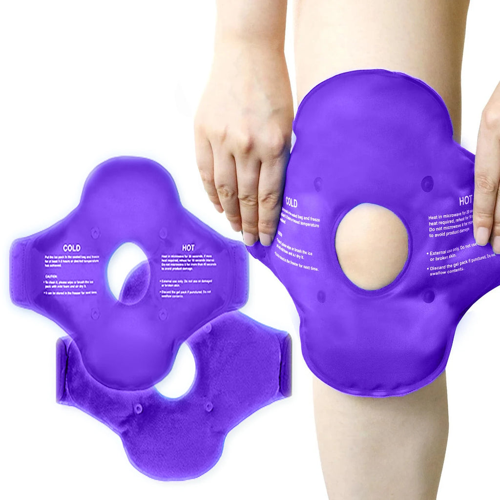 Ice Pack for Knee Pain Relief Reusable Gel Ice Wrap for Leg Swelling Replacement Surgery Cold Compress Therapy for Arthritis