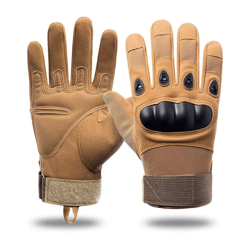 Tactical Hard Knuckle Half-Finger Gloves Men'S Combat Hunting Shooting Paintball Duty - Fingerless