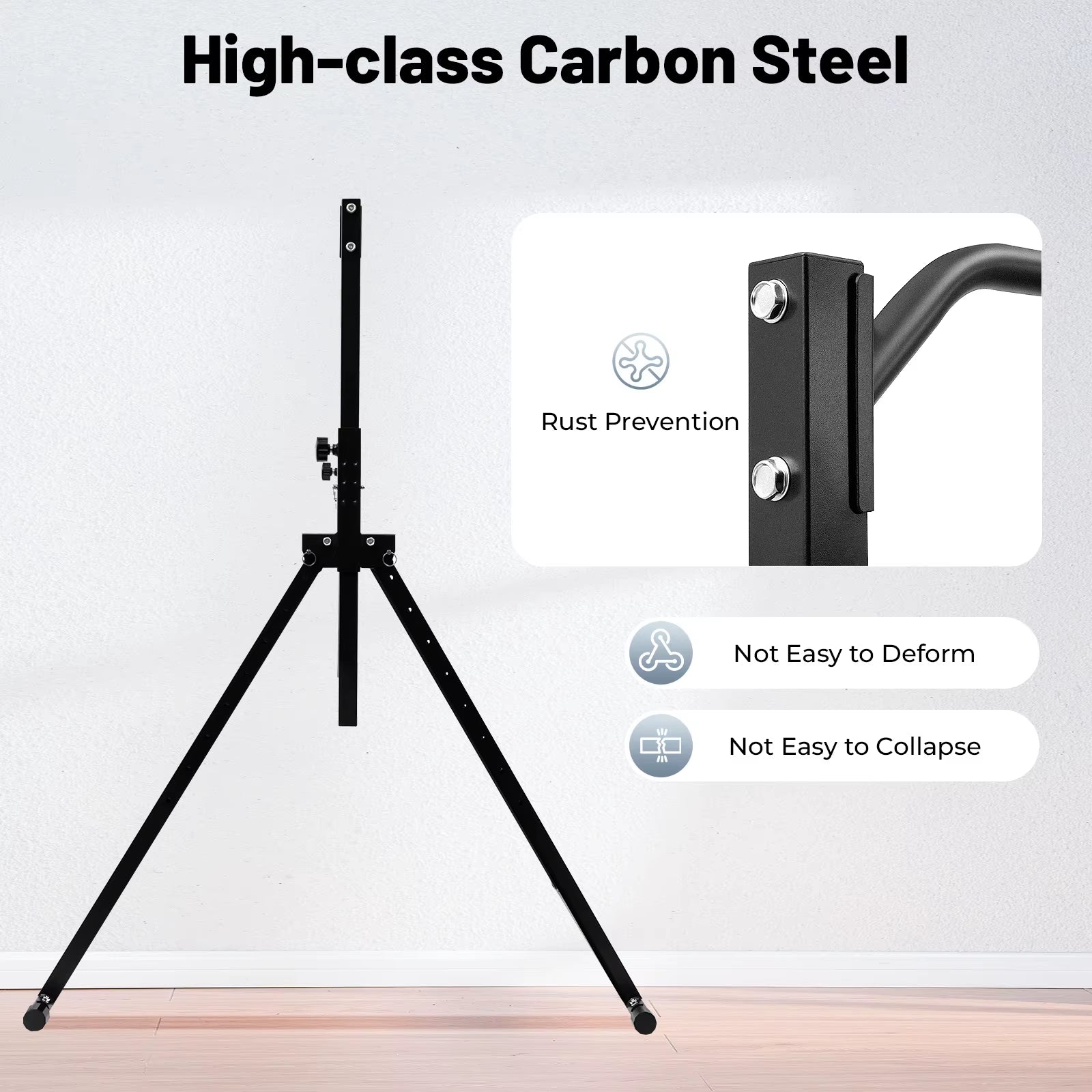 Adjustable Height Home Pull up Bar Gymnastics Practice Bar Triangular Pull up Station for Home Gym Strength Training Equipment