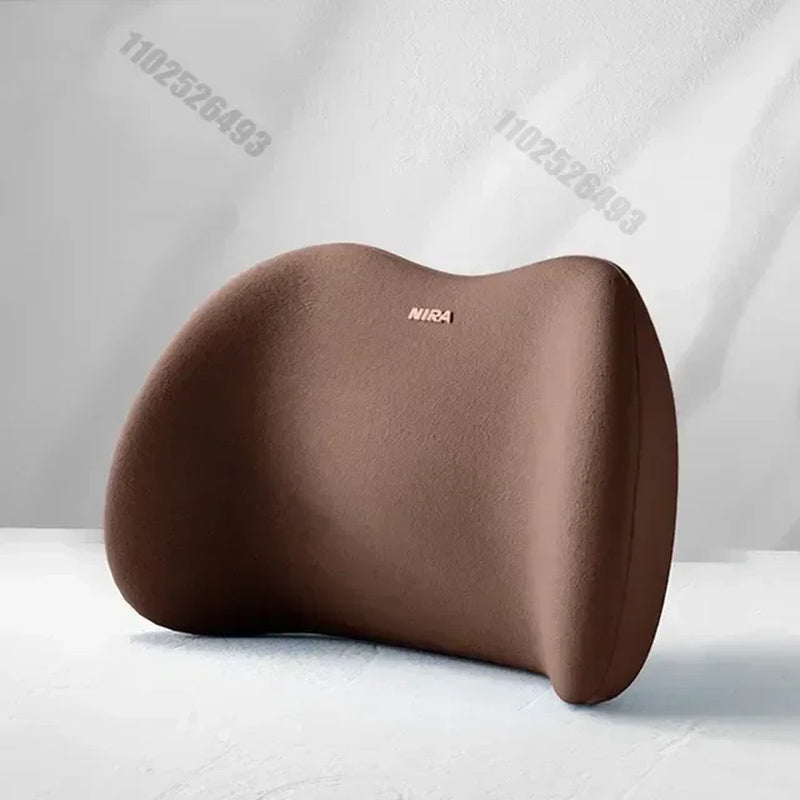 Car Memory Foam Neck Pillow Protection Lumbar Backrest Cushion Lumbar Cushion Car Headrest Cushion