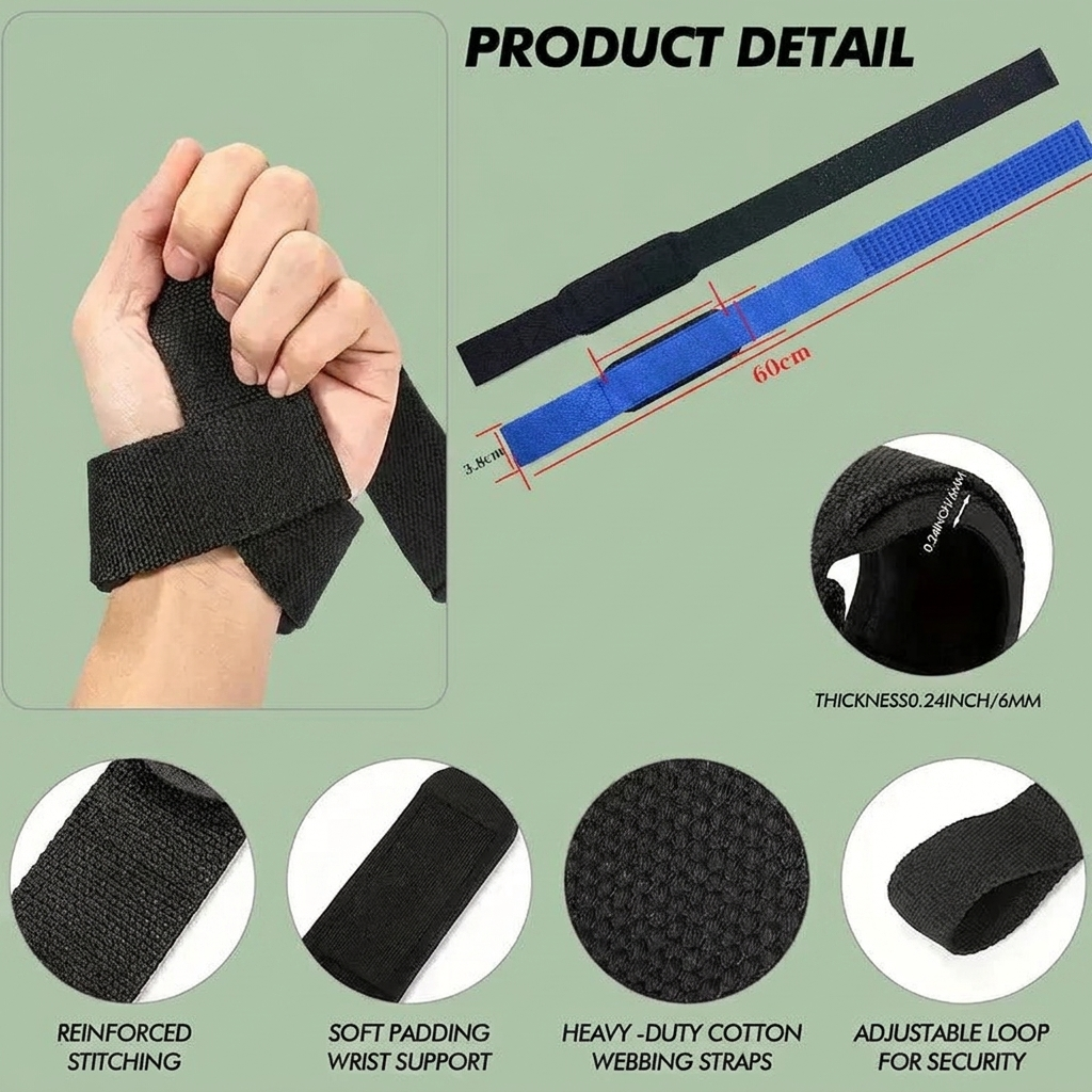 ZenPeak Weightlifting Wrist Straps
