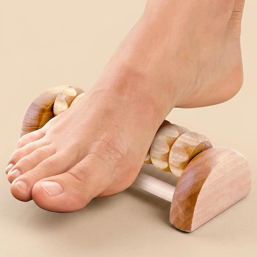 ZenPeak Wooden Foot & Body Roller