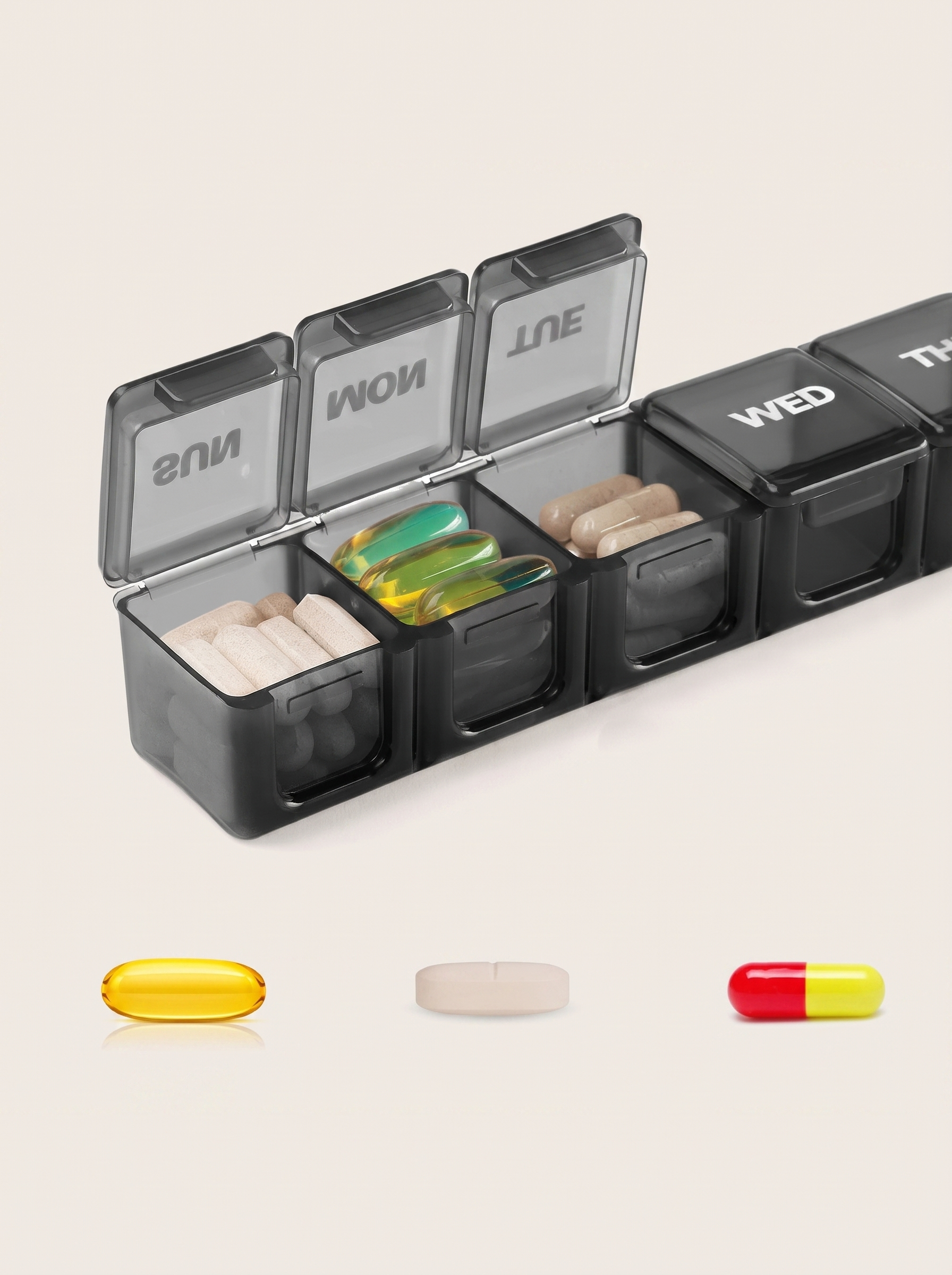 ZenPeak Weekly Pill Organizer