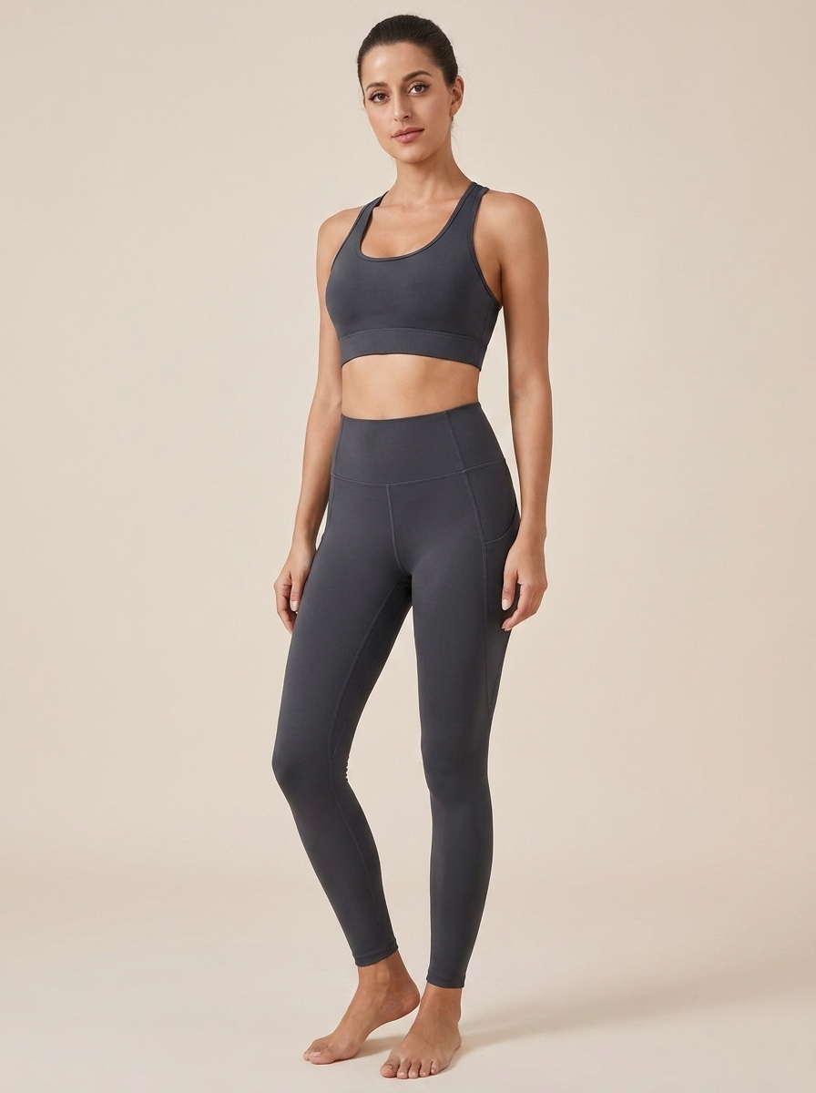 ZenPeak Women's Scrunch Gym Jumpsuit