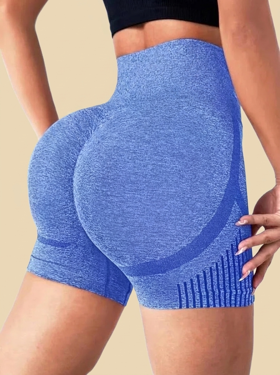 ZenPeak Women's High-Waist Yoga Shorts