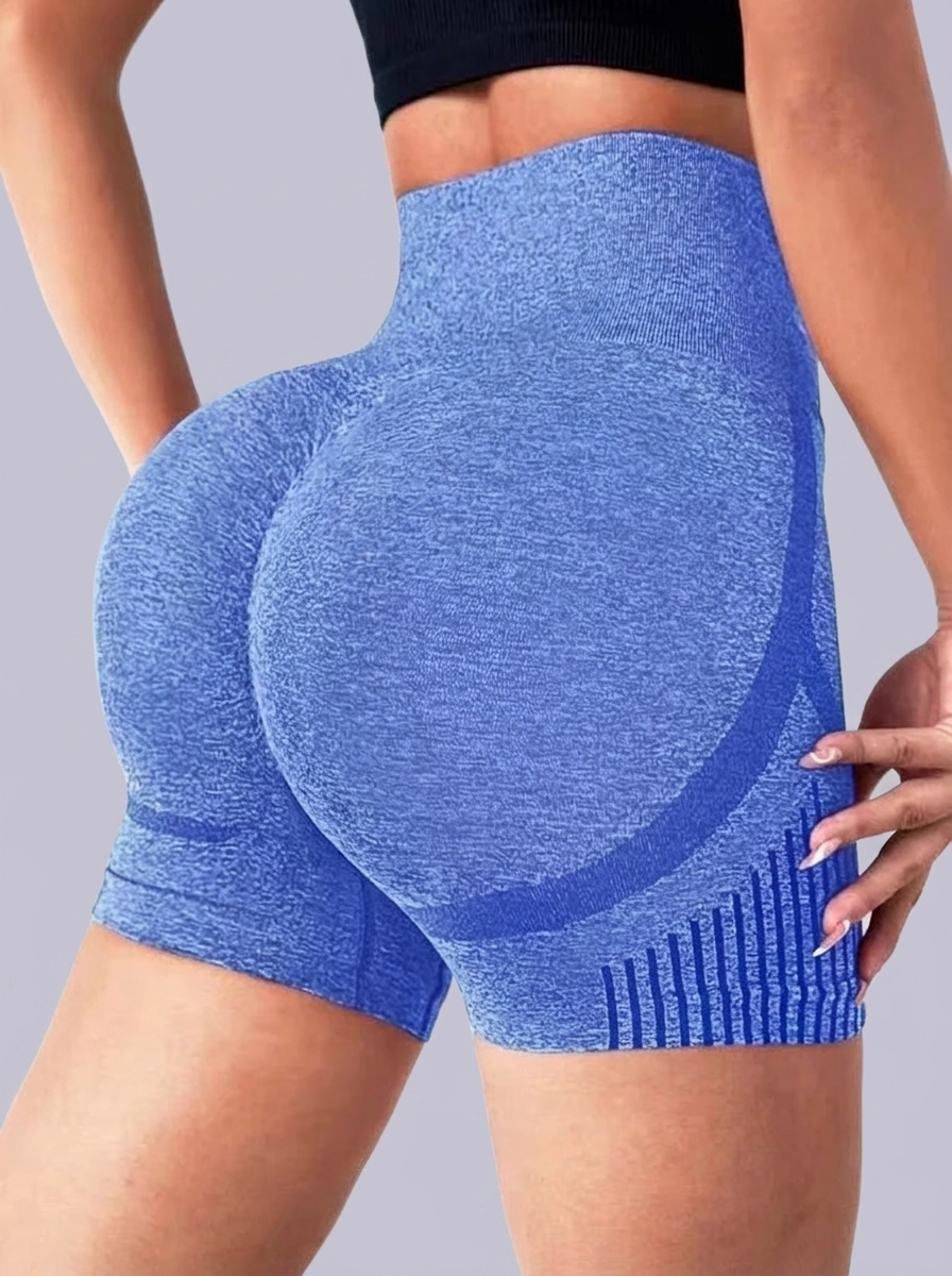 ZenPeak Women's High-Waist Yoga Shorts