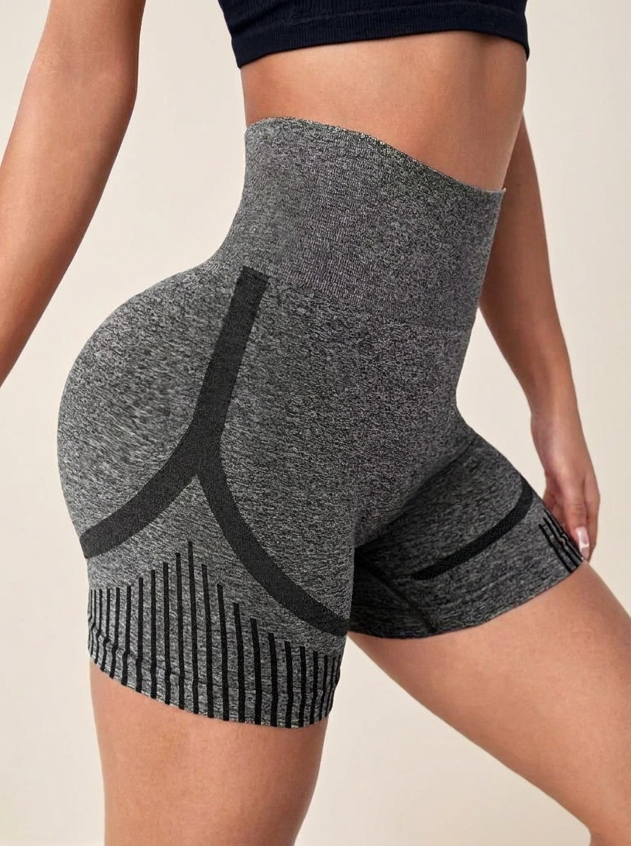 ZenPeak Women's High-Waist Yoga Shorts